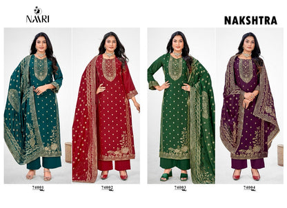 Nakshtra Naari Muslin Pant Style Suits