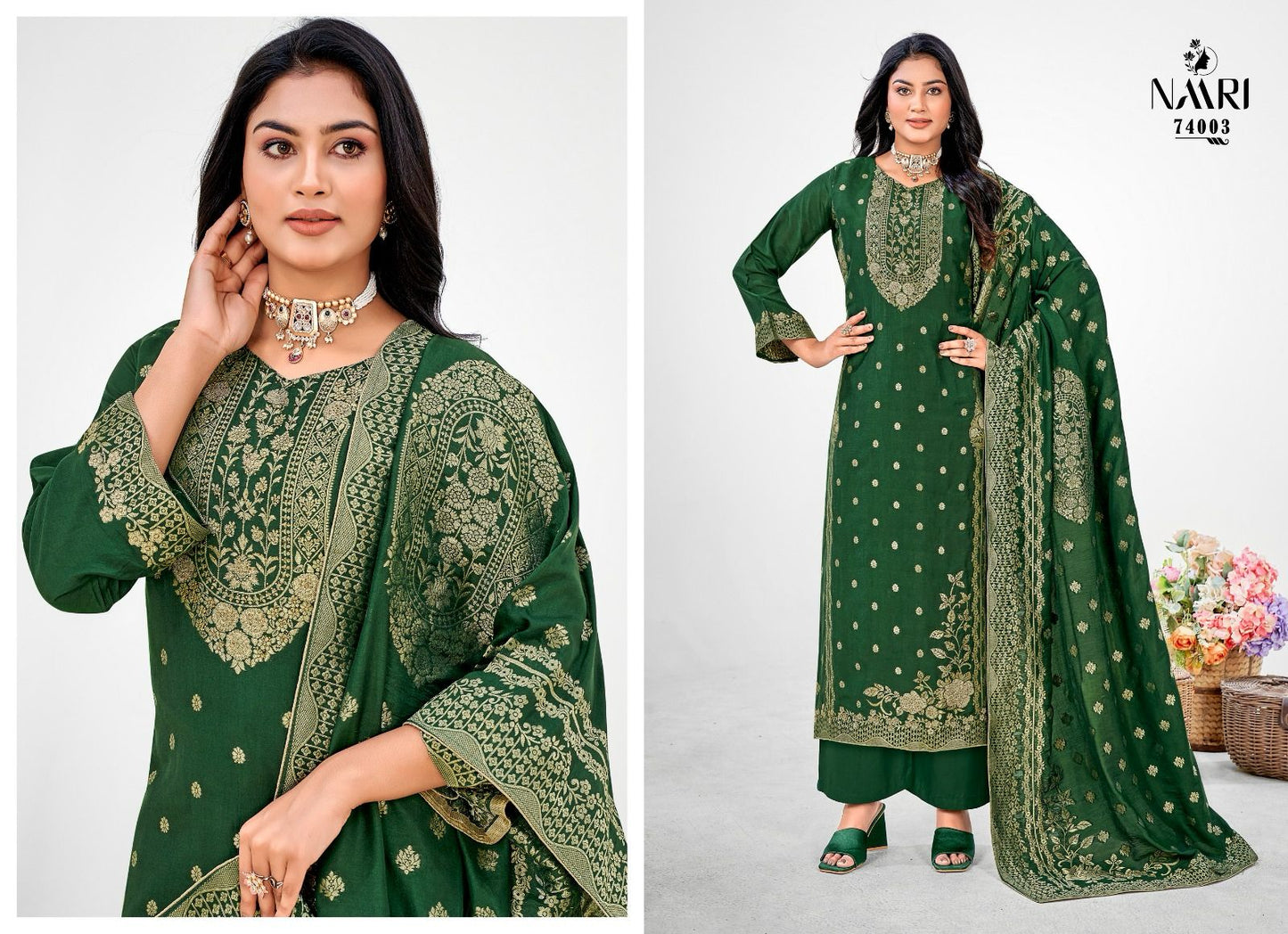 Nakshtra Naari Muslin Pant Style Suits