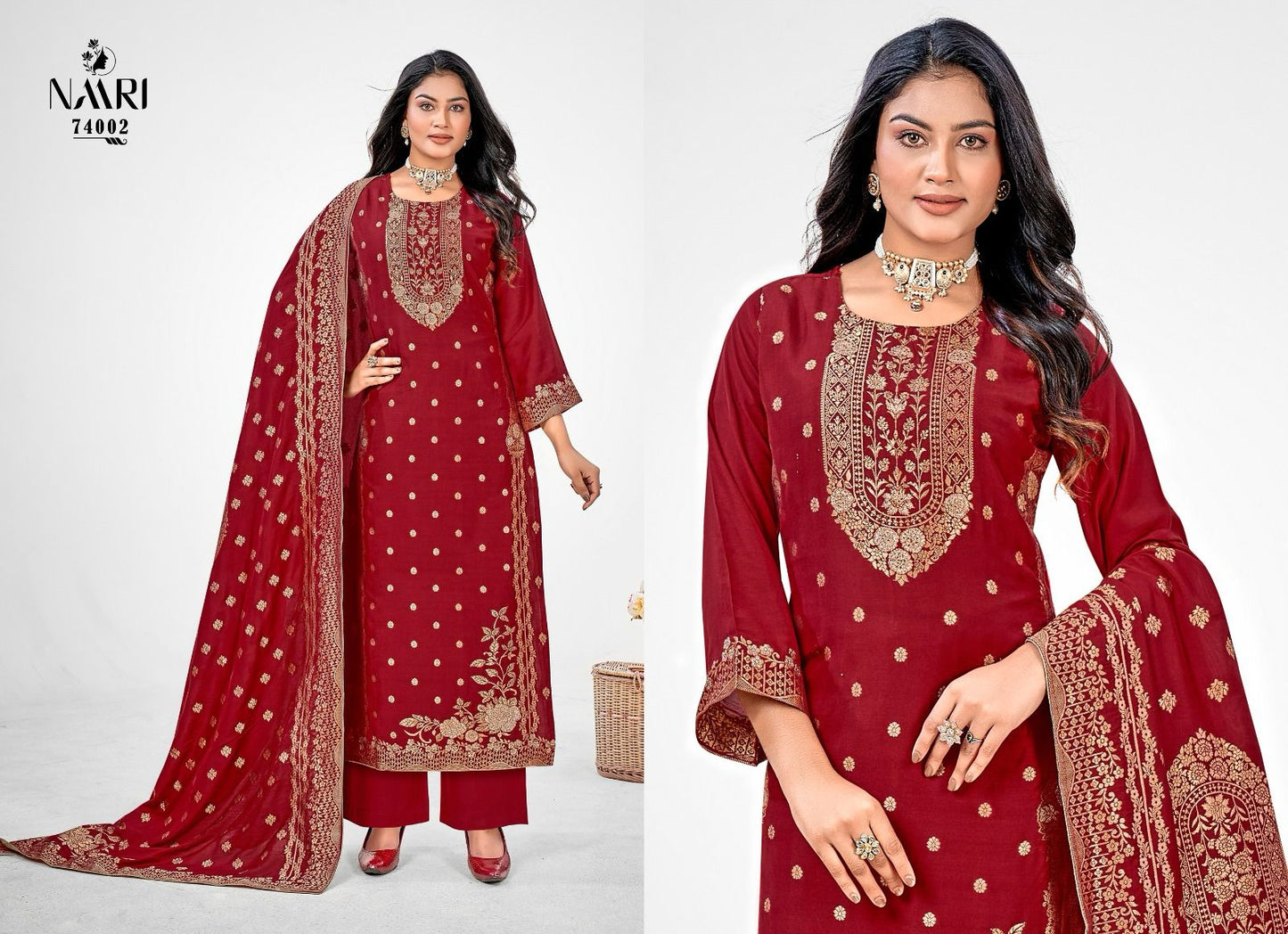 Nakshtra Naari Muslin Pant Style Suits