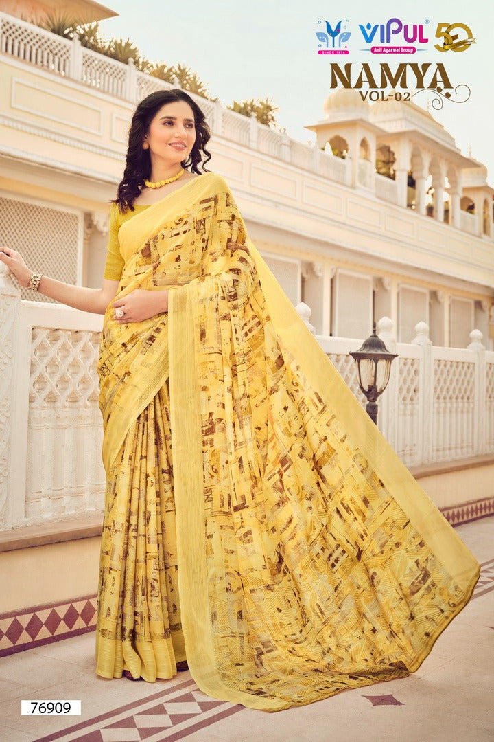 Namya Vol 2 Vipul Chiffon Sarees