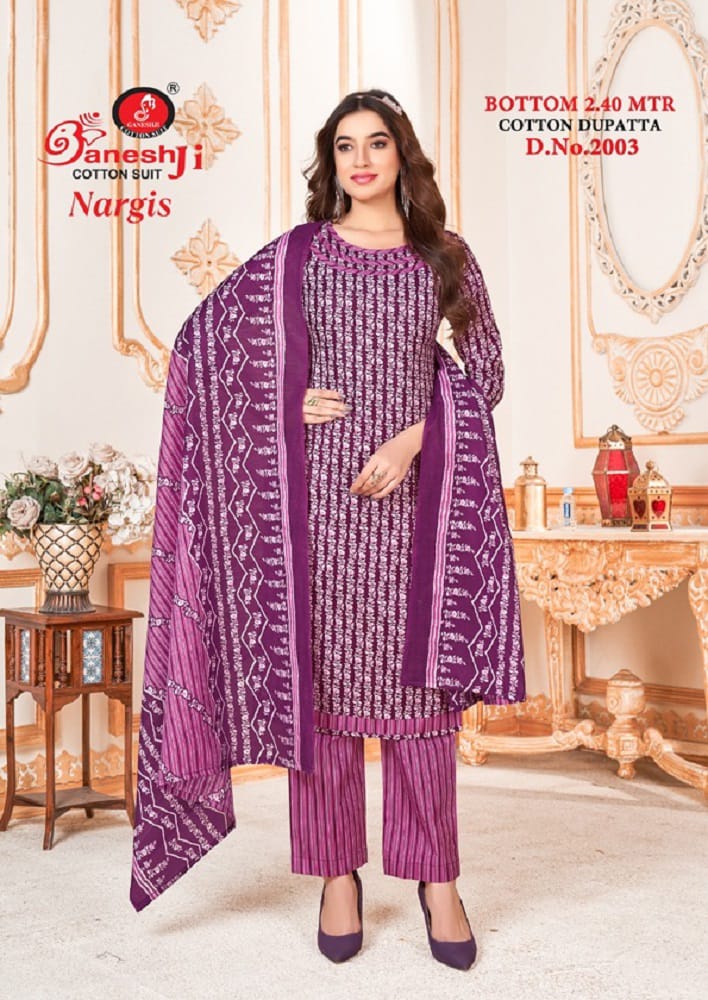 Nargis Vol 2 Ganeshji Pant Style Suits