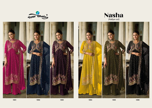 Nasha Aaliya Cut Your Choice Georgette Readymade Suits