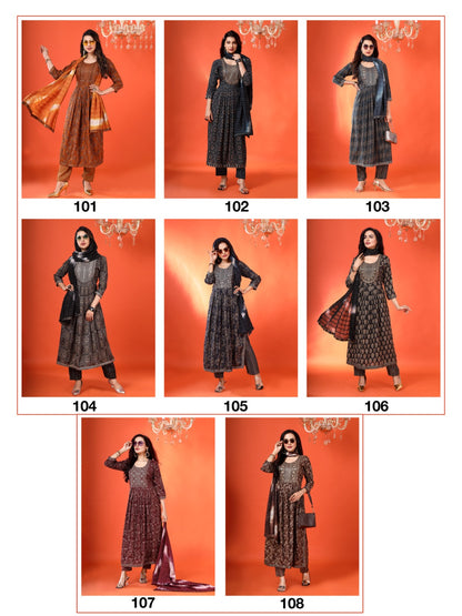 Naughty Girl Vol 2 Master Capsule Readymade Pant Style Suits