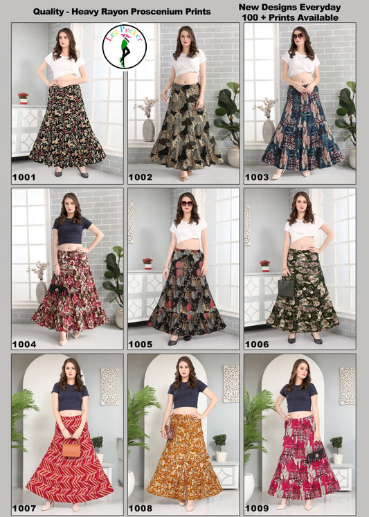Navrang Bonie Rayon Branded Skirt