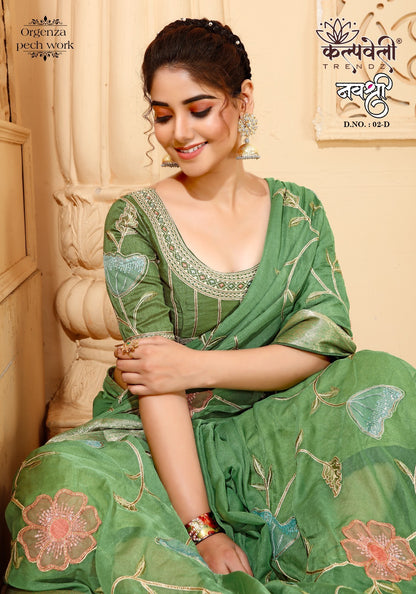 Navshree-2 Kalpveli Organza Sarees