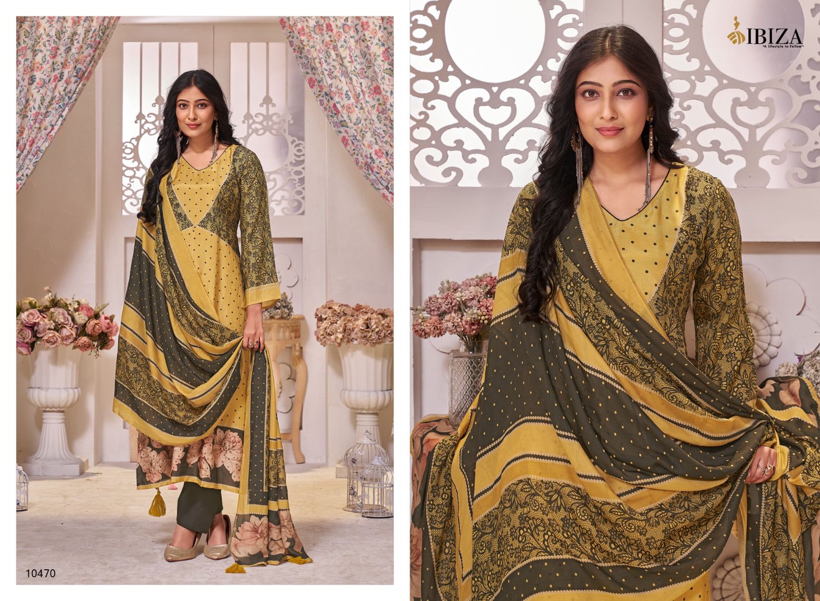 Navya Ibiza Viscose Muslin Pant Style Suits