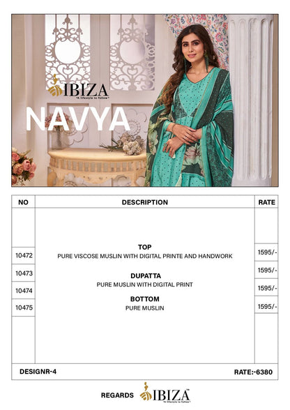 Navya Ibiza Viscose Muslin Pant Style Suits