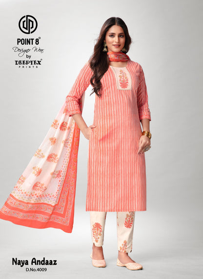 Naya Andaaz Vol 4 Deeptex Prints Cotton Readymade Pant Style Suits
