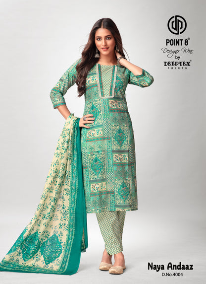Naya Andaaz Vol 4 Deeptex Prints Cotton Readymade Pant Style Suits