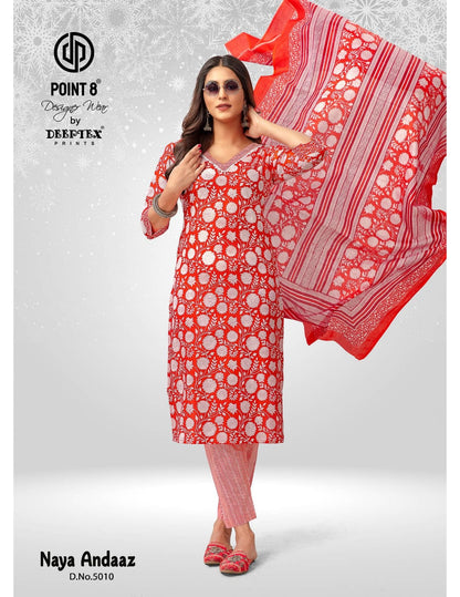 Naya Andaaz Vol 5 Deeptex Prints Cotton Readymade Pant Style Suits