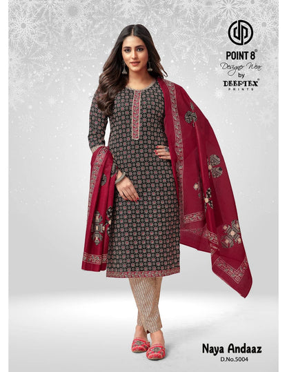 Naya Andaaz Vol 5 Deeptex Prints Cotton Readymade Pant Style Suits