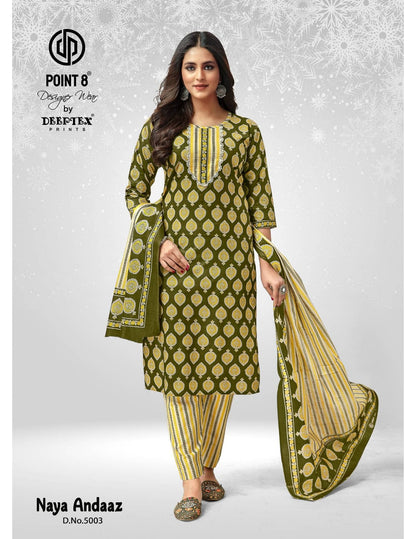 Naya Andaaz Vol 5 Deeptex Prints Cotton Readymade Pant Style Suits