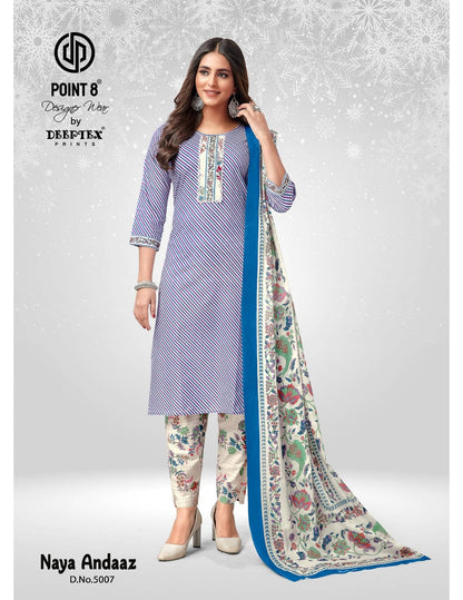 Naya Andaaz Vol 5 Deeptex Prints Cotton Readymade Pant Style Suits