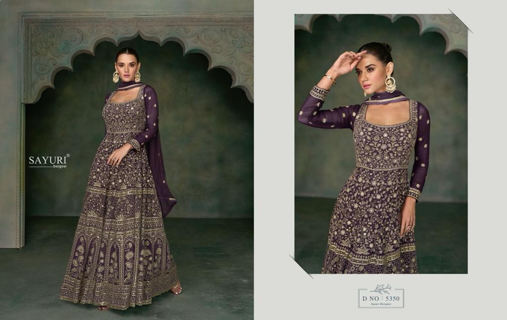 Nayaab Sayuri Georgette Gown Dupatta Set