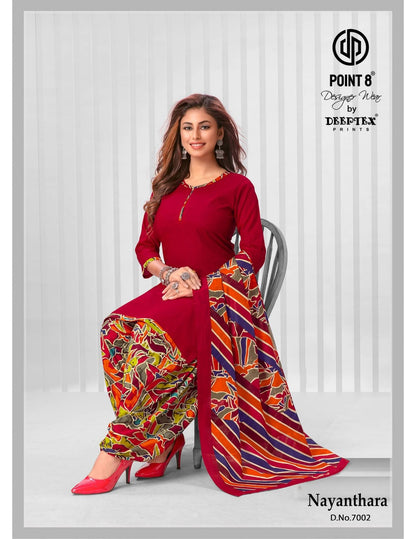 Nayanthara Vol 7 Deeptex Prints Readymade Cotton Patiyala Suits