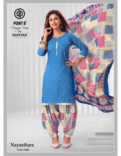 Nayanthara Vol 7 Deeptex Prints Readymade Cotton Patiyala Suits