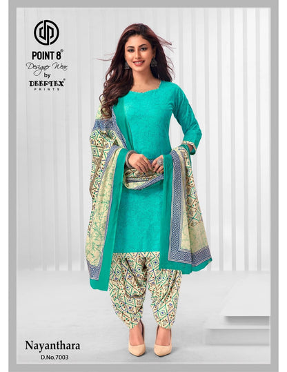 Nayanthara Vol 7 Deeptex Prints Readymade Cotton Patiyala Suits