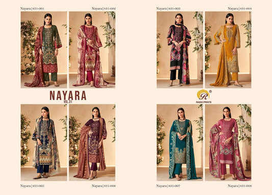 Nayara Vol 31 Rashi Prints Cambric Cotton Karachi Salwar Suits