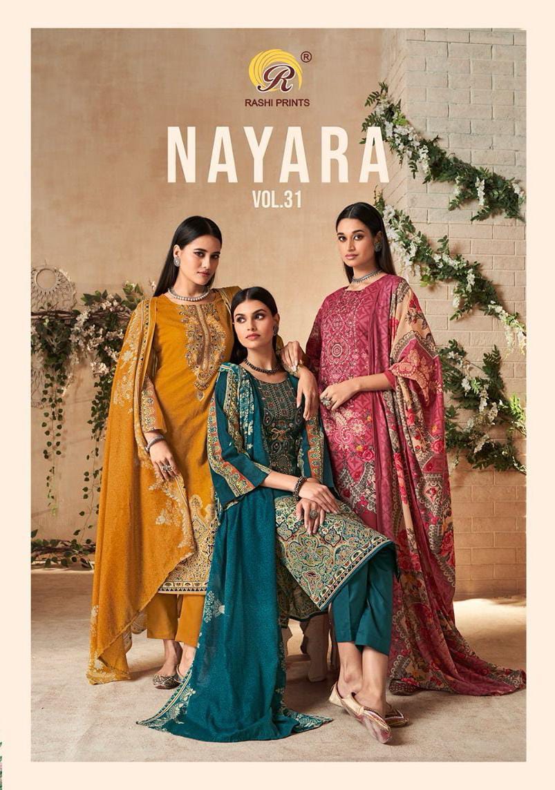Nayara Vol 31 Rashi Prints Cambric Cotton Karachi Salwar Suits