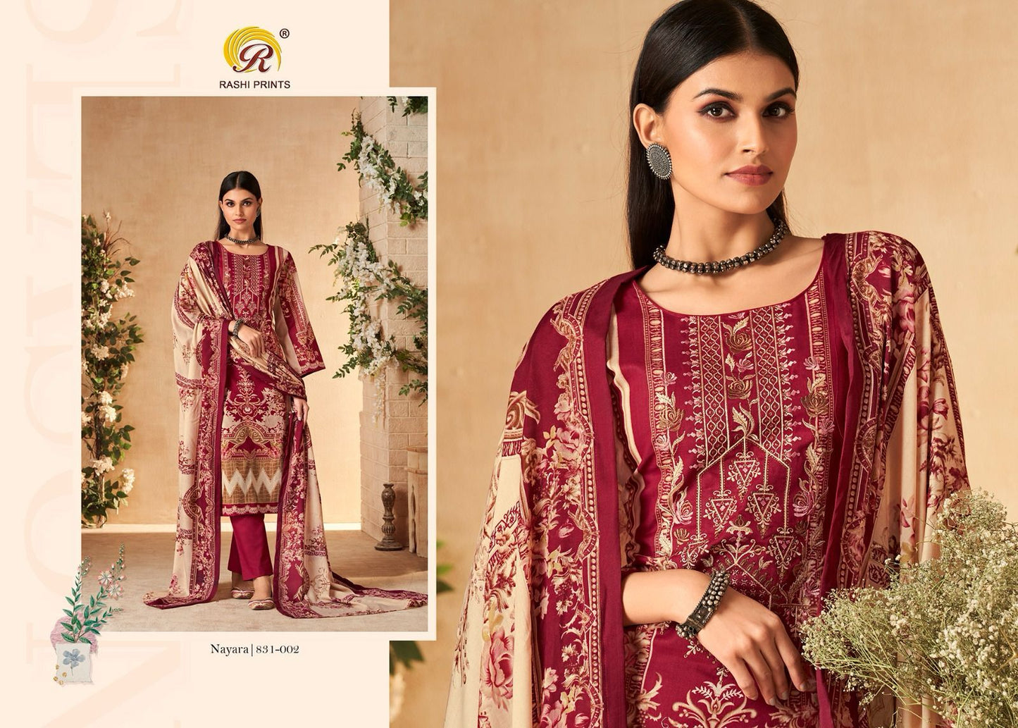 Nayara Vol 31 Rashi Prints Cambric Cotton Karachi Salwar Suits