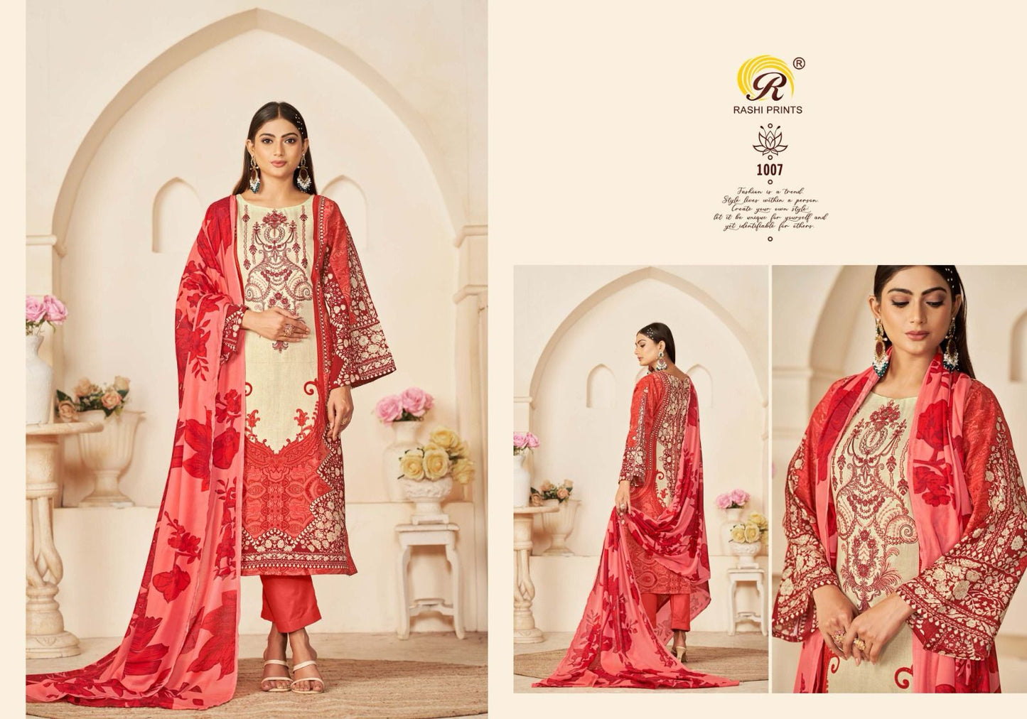 Nayara Vol 32 Rashi Prints Cambric Cotton Karachi Salwar Suits
