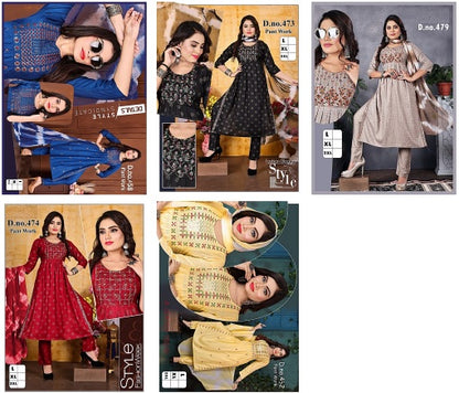 Nayra Cut 2211 Kh Readymade Pant Style Suits