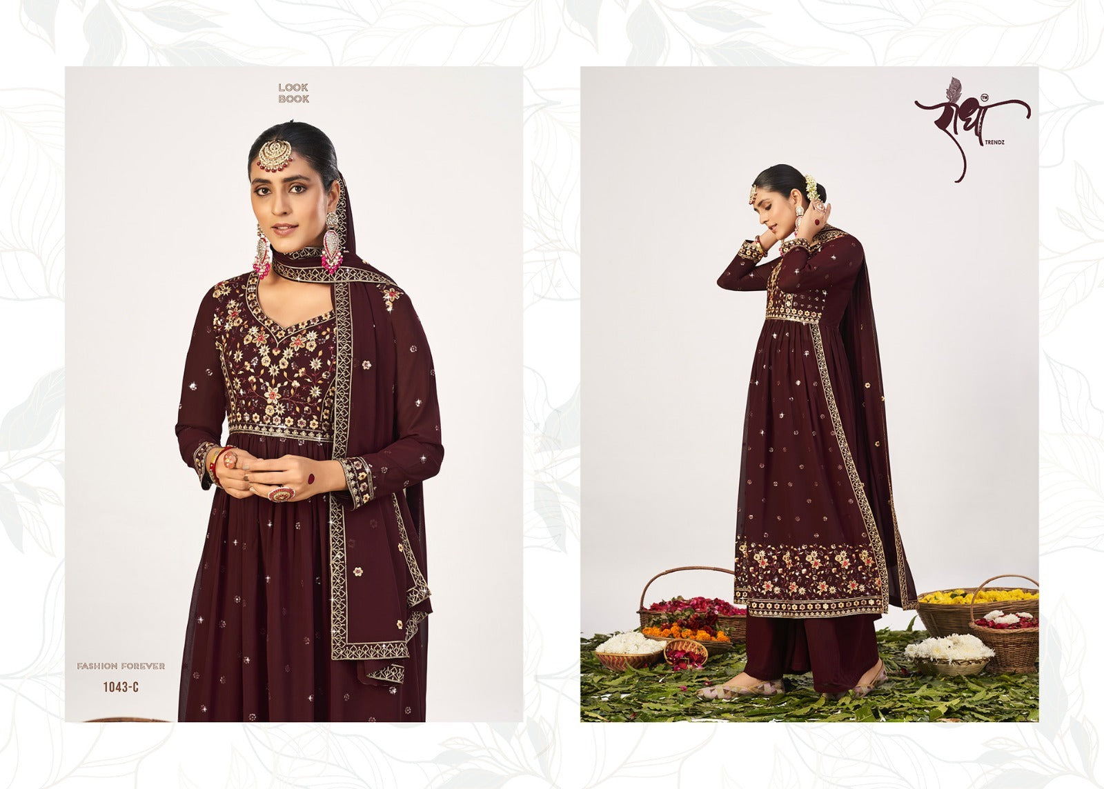 Nayra Vol 2 Radha Trendz Georgette Plazzo Style Suits