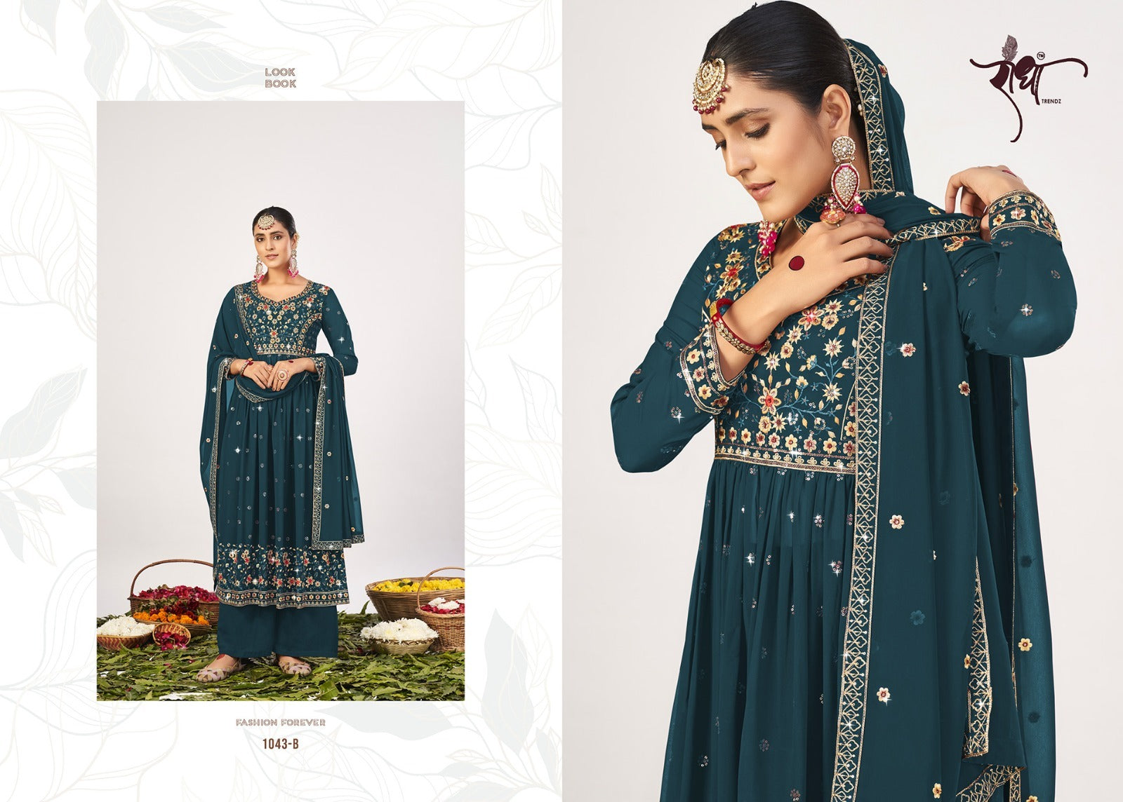 Nayra Vol 2 Radha Trendz Georgette Plazzo Style Suits