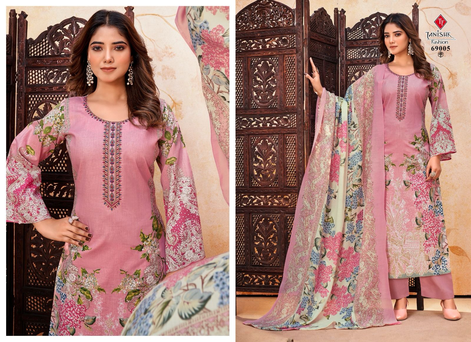 Nayra Vol 2 Tanishk Fashion Cambric Cotton Karachi Salwar Suits
