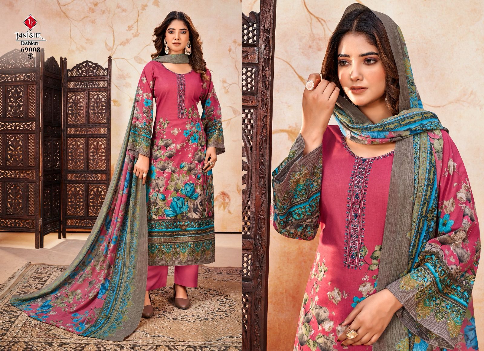 Nayra Vol 2 Tanishk Fashion Cambric Cotton Karachi Salwar Suits