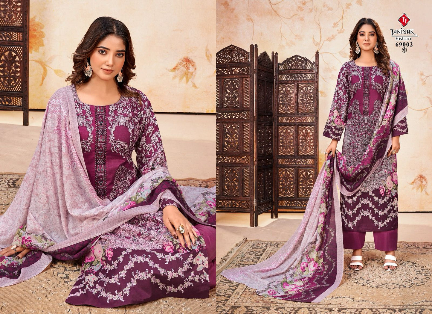 Nayra Vol 2 Tanishk Fashion Cambric Cotton Karachi Salwar Suits