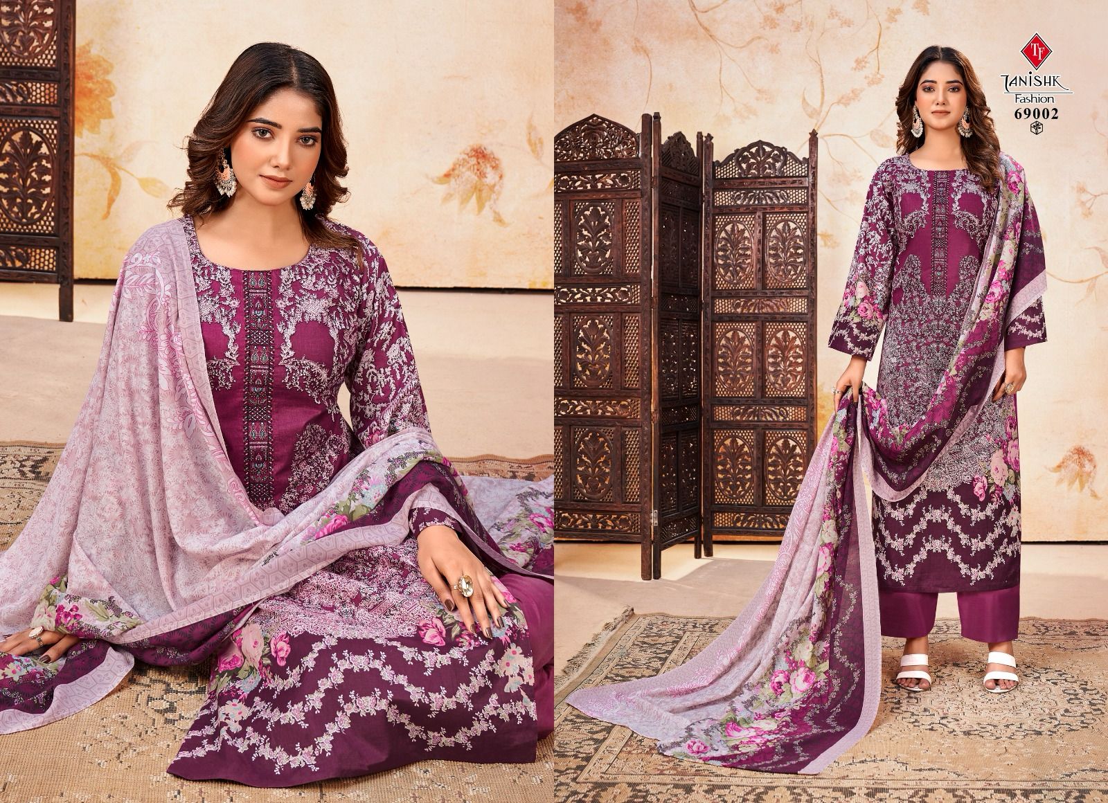 Nayra Vol 2 Tanishk Fashion Cambric Cotton Karachi Salwar Suits