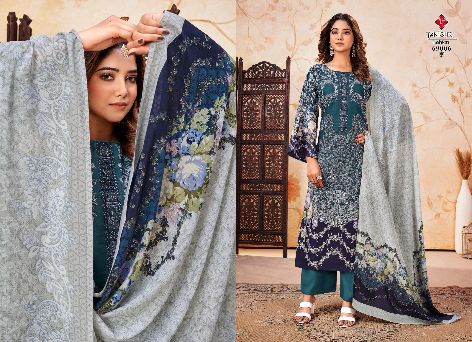 Nayra Vol 2 Tanishk Fashion Cambric Cotton Karachi Salwar Suits