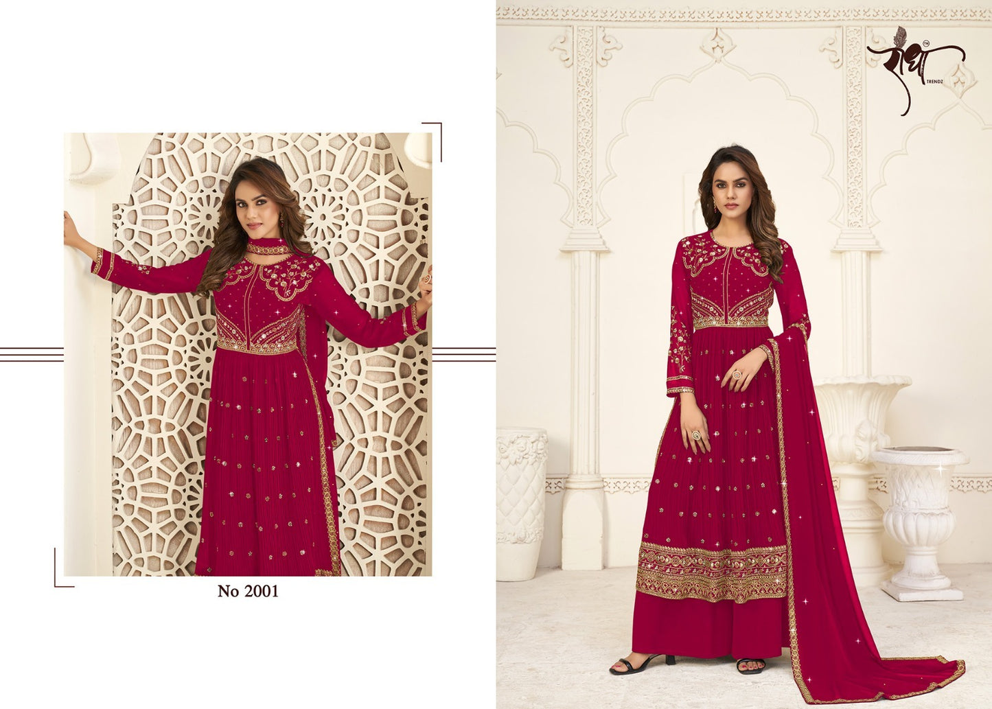 Nayra Vol 3 Radha Trendz Georgette Plazzo Style Suits