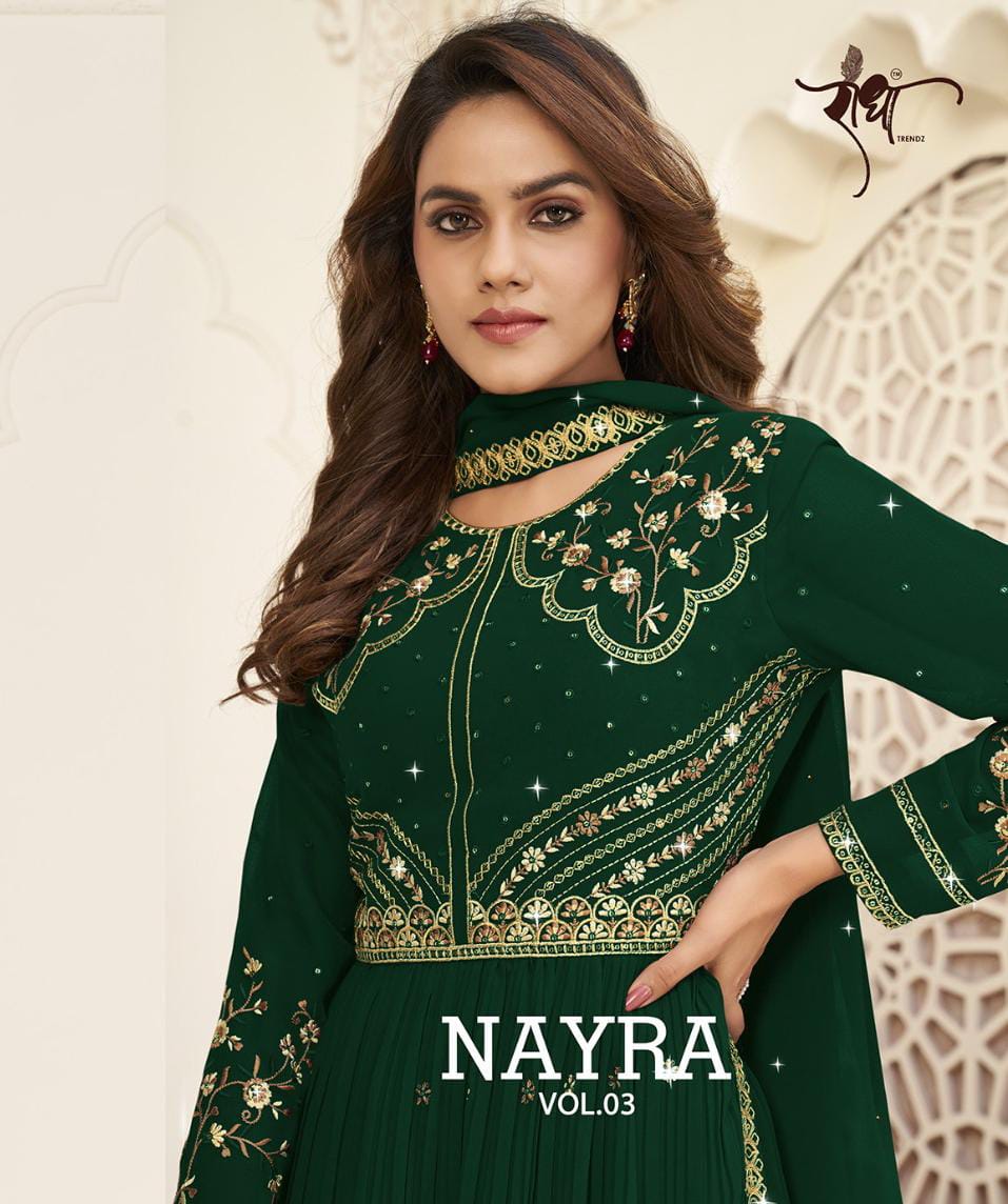 Nayra Vol 3 Radha Trendz Georgette Plazzo Style Suits
