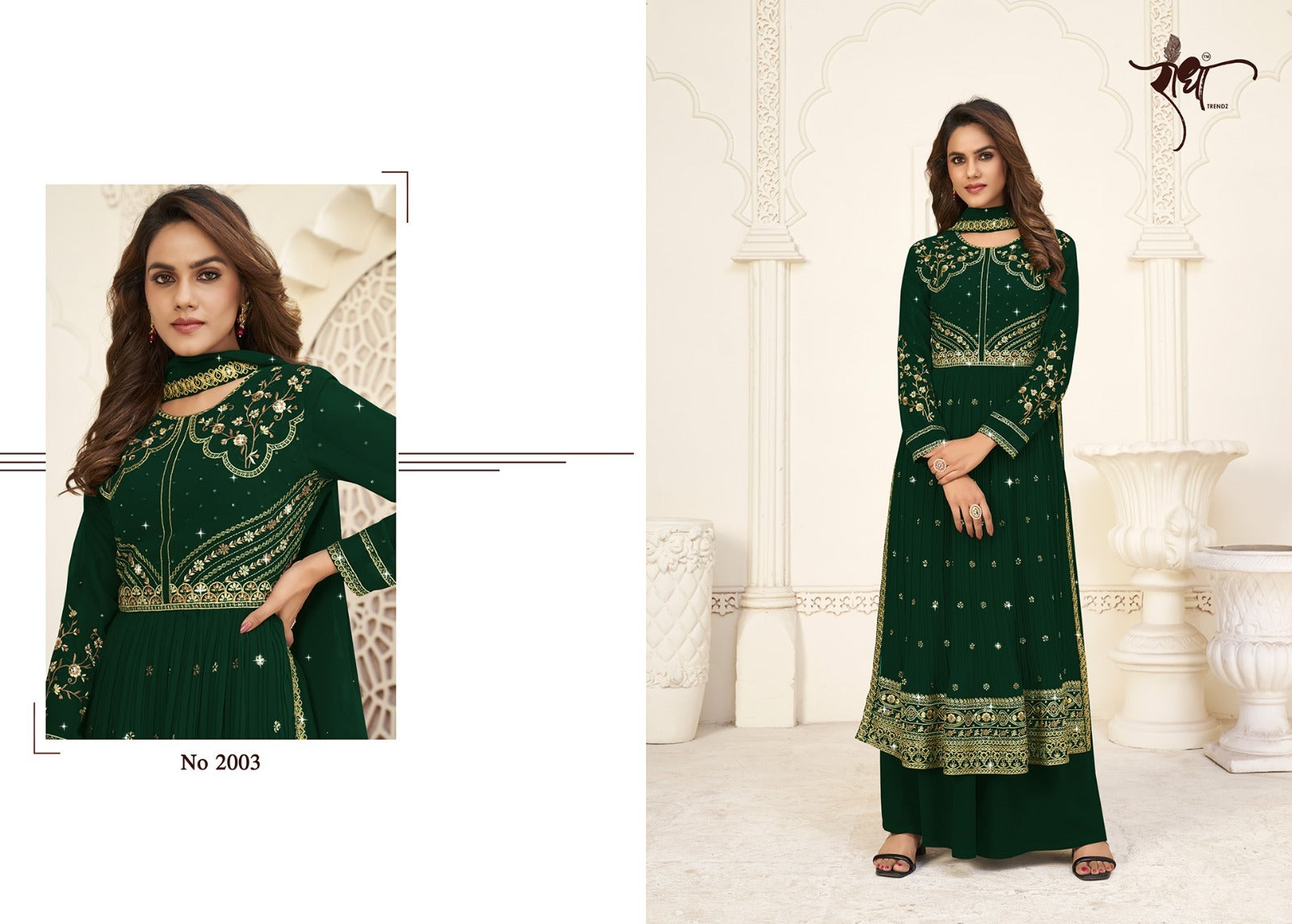 Nayra Vol 3 Radha Trendz Georgette Plazzo Style Suits