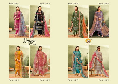 Naysa Vol 22 Rashi Prints Cambric Cotton Karachi Salwar Suits