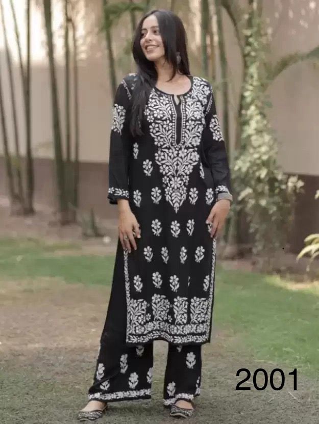 Naz Rasili Rayon Kurti Pant Set