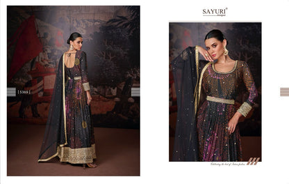 Nazraana Sayuri Georgette Readymade Pant Style Suits