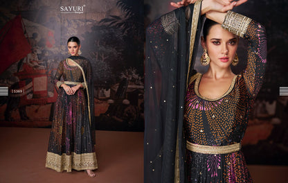 Nazraana Sayuri Georgette Readymade Pant Style Suits