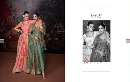 Nazraana Sayuri Georgette Readymade Pant Style Suits