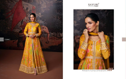 Nazraana Sayuri Georgette Readymade Pant Style Suits