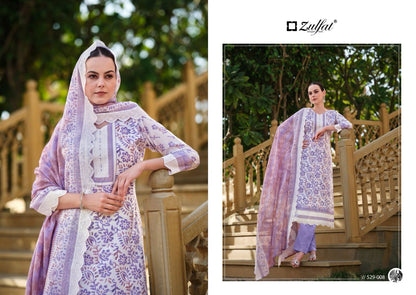 Nazrana Zulfat Designer Cotton Karachi Salwar Suits