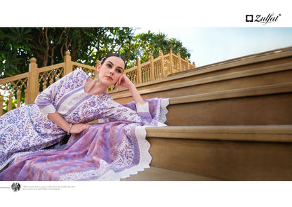 Nazrana Zulfat Designer Cotton Karachi Salwar Suits