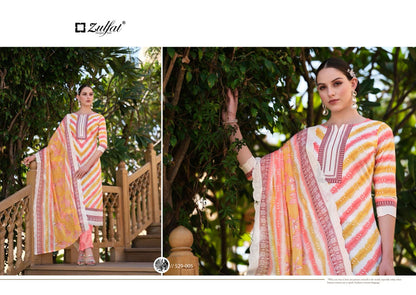 Nazrana Zulfat Designer Cotton Karachi Salwar Suits