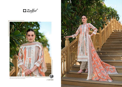 Nazrana Zulfat Designer Cotton Karachi Salwar Suits