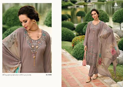 Needle Wonder Cinderella Viscose Pashmina Suits