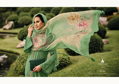 Needle Wonder Cinderella Viscose Pashmina Suits