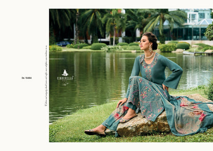 Needle Wonder Cinderella Viscose Pashmina Suits