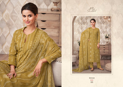 Nessa Shiddat Cambric Cotton Pant Style Suits